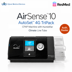 ResMed AirSense 10 AutoSet 4G TriPack CPAP Machine with HumidAir and ClimateLineAir Ujjwal Medical Devices