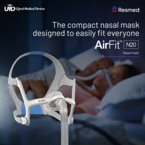 ResMed AirFit N20 InfinitySeal cushion close-up by Ujjwal Medical Devices ResMed AirFit N20 InfinitySeal cushion close-up by Ujjwal Medical Devices