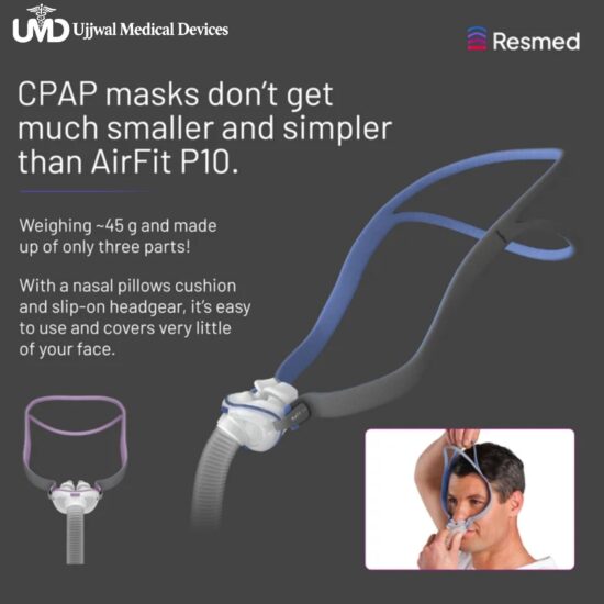 ResMed AirFit P10 Nasal Pillow Cushion for CPAP Therapy | Ujjwal Medical Devices ResMed AirFit P10 Nasal Pillow CPAP MaskCushion for CPAP Therapy | Ujjwal Medical Devices