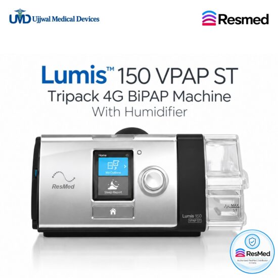 ResMed Lumis 150 VPAP ST Tripack 4G BiPAP Machine with Humidifier Ujjwal Medical Device ResMed Lumis 150 VPAP ST Tripack 4G BiPAP Machine with Humidifier Ujjwal Medical Device