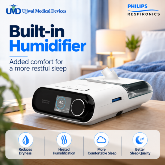 Built-in Humidifier_ Restful Sleep Philips Respironics DreamStation AVAPS 25 BiPAP Machine – Ujjwal Medical Devices