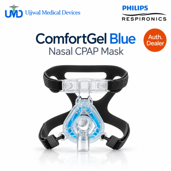 ComfortGel Blue CPAP Mask Advertisement Philips Respironics ComfortGel Blue Nasal CPAP Mask Assembly – Ujjwal Medical Devices