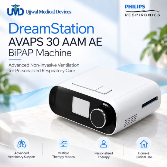DreamStation BiPAP Medical Product Banner Philips Respironics DreamStation AVAPS 30 AAM AE | Ujjwal Medical Devices