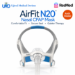 ResMed AirFit N20 nasal mask lifestyle image for sleep therapy by Ujjwal Medical Devices