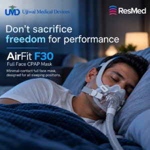 Sleep Comfort with AirFit F30 ResMed AirFit F30 CPAP mask cleaning and fitting demonstration by Ujjwal Medical Devices
