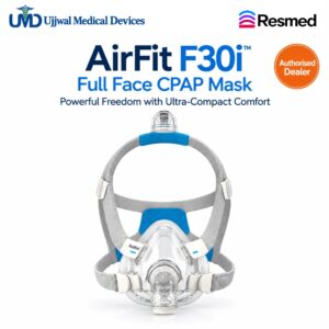 ResMed AirFit F30i Full Face CPAP Mask front view by Ujjwal Medical Devices